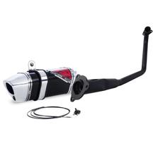Escape / Ponteira Coyote TRS 2 Way + Mais Junior 200mm em Alumínio - DK 160 - Haojue - Preto
