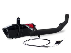 Escape Ponteira Coyote TRS 2 Way Mais JUNIOR 20cm em Alumínio Bros NXR 160 2015 à 2024 Honda