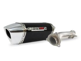 Escape / Ponteira Coyote TRS 200mm Alumínio - CB 500 F / R / X ano 2014 até 2019 - Honda