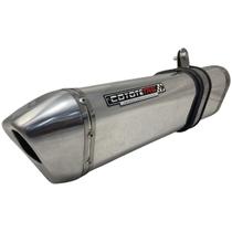Escape / Ponteira Coyote TRS Tri-Oval Alumínio - Biz 125 até 2010 - Honda