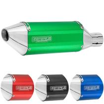 Escape / Ponteira + Curva Inox Coyote Performance - CG 150 / Cg 160 Titan Fan Start ano 2014 em Diante - Honda