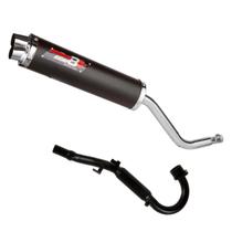 Escape Ponteira Eight Pro Tork + Curva Bros 160 Xre 190
