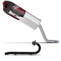 Escape Ponteira V3 Pro Tork + Curva Nxr 125/150 Bros 2003/08 Escape Ponteira V3 Pro Tork + Curva Nxr 125/150 Bros 2003/08