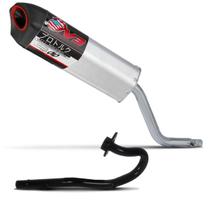 Escape Ponteira V3 Pro Tork + Curva Xtz 125 Escape Ponteira V3 Pro Tork + Curva Xtz 125