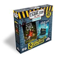 Escape Room The Game Edição de Terror para 2 Jogadores com 2 Jogos Resolva o jogo de tabuleiro misterioso para adultos e adolescentes