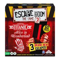 Escape Room Versão 3 Jogo de Tabuleiro, para Adultos e Crianças com 16 anos ou mais