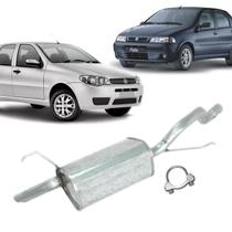 Escape Silencioso Traseiro Palio 1.0/1.3/1.4 Fire 96 À 2014