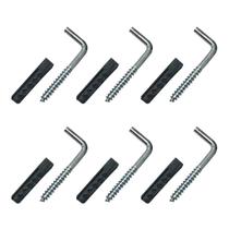 Escapula Parafuso Em L Buchas 6mm (100 Escapulas+100 Buchas)