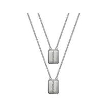 Escapulário Aço 100% Jesus 14x11mm 60cm