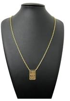 Escapulário Cadeado 3mm Banhado A Ouro 18k Luxo Escapulário Cadeado 3mm Banhado A Ouro 18k Luxo
