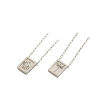 Escapulário caixa orixá xangô banhado à rhodium Escapulário caixa orixá xangô banhado à rhodium