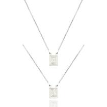 Escapulário Clássico Prata925 Original Sagrado Coração de Jesus