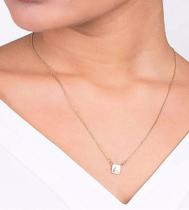 Escapulário coração de jesus e nossa senhora do carmo banhado a ouro 18k Cód. 5312226800 TAM 68 CM