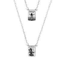 Escapulário de Aço Orixás Iemanjá e Oxóssi Escapulário de Aço Orixás Iemanjá e Oxóssi