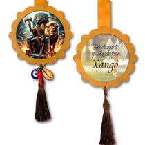 Escapulário de Porta Amuleto Enfeite de Proteção Orixá Xangô Escapulário de Porta Amuleto Enfeite de Proteção Orixá Xangô