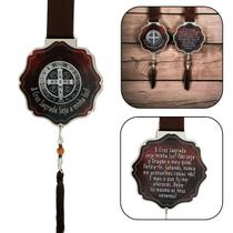 Escapulário de Porta com Oração de São Bento