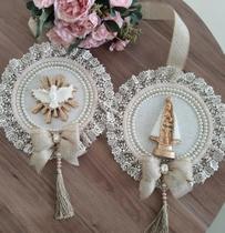 Escapulário de porta com rendas gripir maior