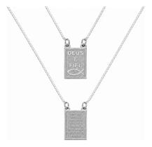 Escapulario De Prata Italiana 925 80 Cm Medalha 10x14 Mm Escapulario De Prata Italiana 925 80 Cm Medalha 10x14 Mm