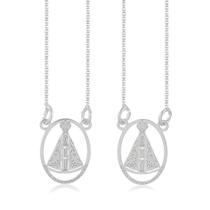 Escapulário de Prata Nossa Senhora Aparecida Escapulário de Prata Nossa Senhora Aparecida