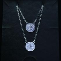 Escapulario de prata são bento