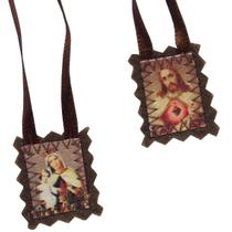 Escapulário de Tecido Pequeno - Fé e Proteção no Dia a Dia