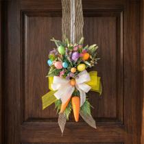 Escapulário Decoração Pascoa Para Porta Ovos Arranjo Laço 1m Escapulário Decoração Pascoa Para Porta Ovos Arranjo Laço 1m