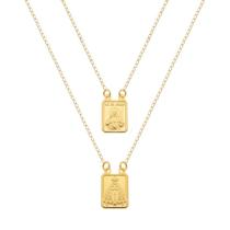 Escapulário Dourado Masculino Tradicional - KOZLO