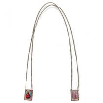 Escapulário Em Aço Inox 1,5 X 32Cm - Escolha Seu Protetor Escapulário Em Aço Inox 1,5 X 32Cm - Escolha Seu Protetor