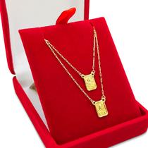 Escapulario Em Ouro 18k Gargantilha Corrente Cordão Colar Masculino