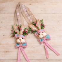 Escapulário Enfeite Cabeça Coelho Decoração Porta Pascoa 2m Escapulário Enfeite Cabeça Coelho Decoração Porta Pascoa 2m