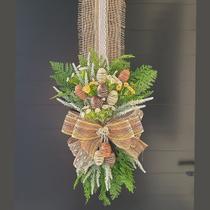 Escapulário Enfeite Pascoa Para Porta Ovos Arranjo Laço 2m