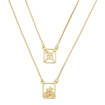 Escapulário Escudo São Jorge Banhado A Ouro 18K Escapulário Escudo São Jorge Banhado A Ouro 18K