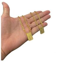 Escapulário Fé 5mm Banhado A Ouro 18k Escapulário Fé 5mm Banhado A Ouro 18k
