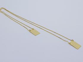 Escapulário Fé banhado a Ouro 18K Escapulário Fé banhado a Ouro 18K