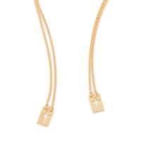 Escapulário Feminino Cruzes Banhado a Ouro 18k 531911