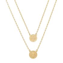 Escapulário feminino são bento folheado a ouro 18k