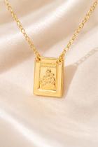 Escapulário Folheado Ouro 18k Nossa Senhora Joia Original