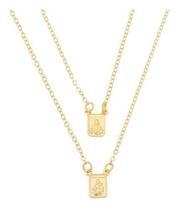 Escapulário Infantil Folheado De Nossa Senhora Do Carmo