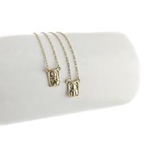 Escapulário Masculino De Ouro 18k Ns Carmo Sagrado 65 Cm Js Escapulário Masculino De Ouro 18k Ns Carmo Sagrado 65 Cm Js