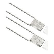 Escapulário Masculino Estrela de Davi e Cruz Banhado Prata Escapulário Masculino Estrela de Davi e Cruz Banhado Prata