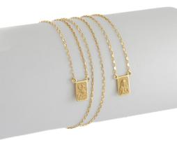 Escapulário Masculino Ouro 18k 750 São Jorge E Sagrado 70 Cm Dourado Escapulário Masculino Ouro 18k 750 São Jorge E Sagrado 70 Cm Dourado