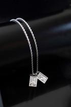 Escapulário masculino prata corrente masculina cordão baiano/ Presente para homem Escapulário masculino prata corrente masculina cordão baiano/ Presente para homem