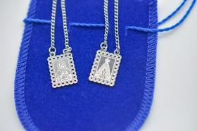 Escapulário Nossa Senhora Aparecida E Sagrado Coração Aço