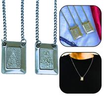 Escapulário Nossa Senhora Aparecida e Sagrado Coração de Jesus