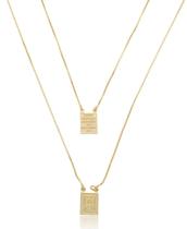 Escapulário Nossa Senhora Banhado a Ouro (SEMIJOIA) Escapulário Nossa Senhora Banhado a Ouro (SEMIJOIA)