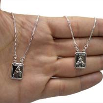 Escapulário Nossa Senhora Do Carmo Banhado Prata 925