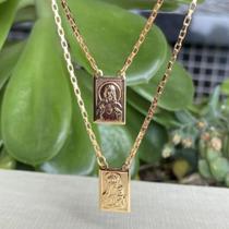 Escapulário Nossa Senhora do Carmo e Sagrado Coração de Jesus 95.0339