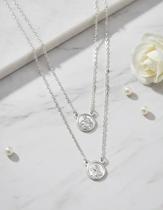 Escapulário nsra carmo medalha redonda 60 cm de prata 925