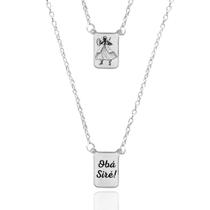 Escapulário Orixá Obá Siré Aço Inox Proteção Espiritual Escapulário Orixá Obá Siré Aço Inox Proteção Espiritual