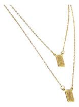 Escapulário Ouro 18k São Jorge E Sagrado Navetinha 60 Cm Fs Escapulário Ouro 18k São Jorge E Sagrado Navetinha 60 Cm Fs